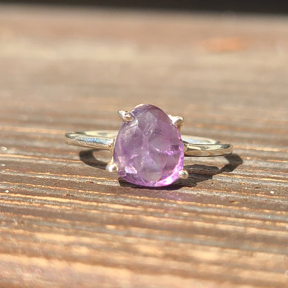 Faceted Amethyst - Africa 925 Ring